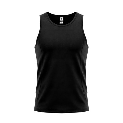 Camiseta Técnica sin Mangas Adulto/Niños Negro 1/2