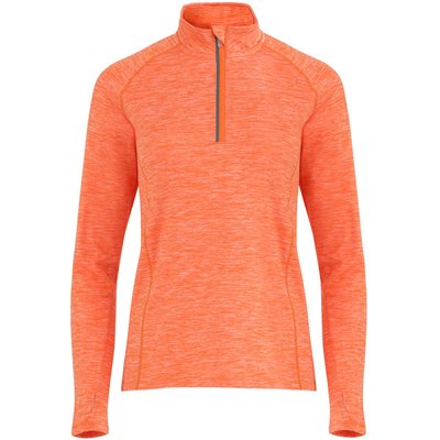 Camiseta Técnica Mujer Cuello Alto Puño Pulgar NARANJA VIGORE S