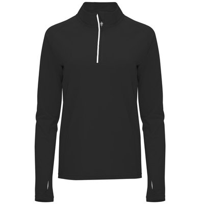 Camiseta Técnica Mujer Cuello Alto Puño Pulgar