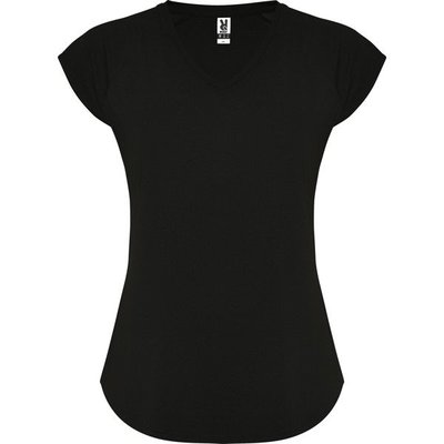 Camiseta Técnica Mujer Entallada Negro 2XL