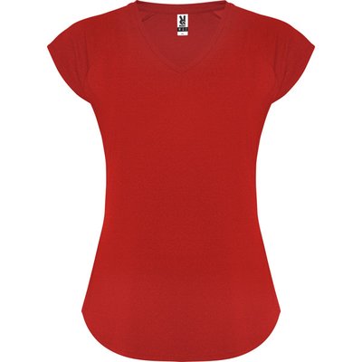 Camiseta Técnica Mujer Entallada Rojo M