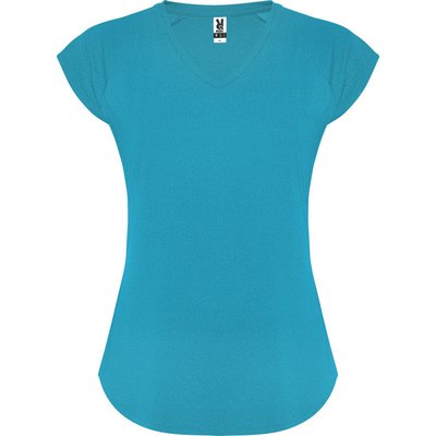 Camiseta Técnica Mujer Entallada Turquesa Vigore S