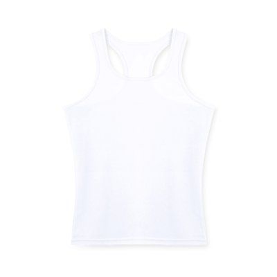 Camiseta técnica mujer de tirantes anchos y espalda estilo nadadora Bla S