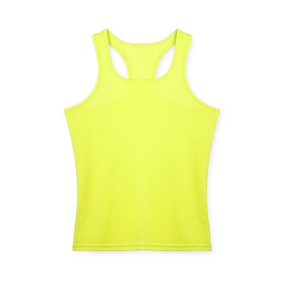 Camiseta técnica mujer de tirantes anchos y espalda estilo nadadora Fama S