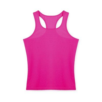Camiseta técnica mujer de tirantes anchos y espalda estilo nadadora Ffuc M