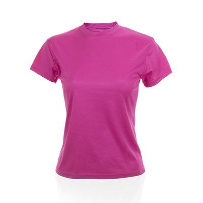 Camiseta técnica mujer transpirable en varios colores Fucsia L