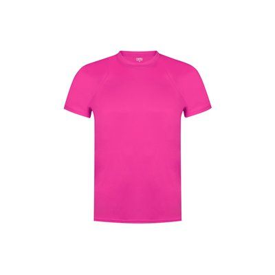 Camiseta técnica niña/niño buena transpiración varios colores Fucsi 10-12