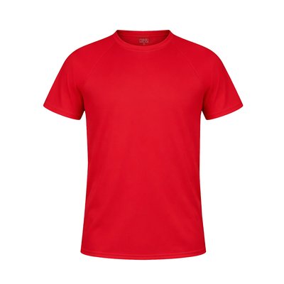 Camiseta técnica niña/niño buena transpiración varios colores Roj 10-12