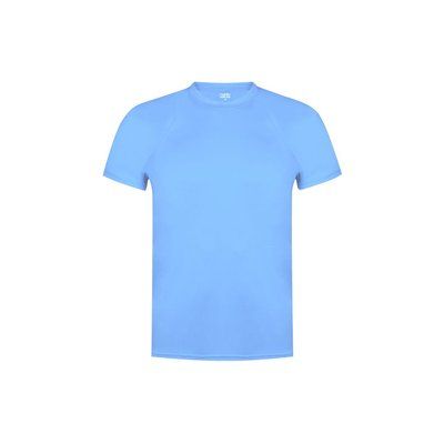 Camiseta técnica niña/niño buena transpiración varios colores Azul Claro 4-5