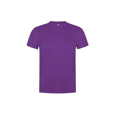 Camiseta técnica niña/niño buena transpiración varios colores Morado 10-12