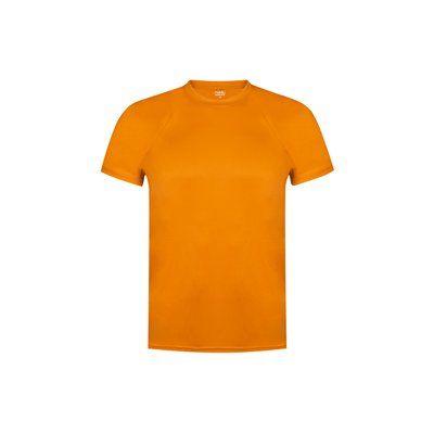 Camiseta técnica niña/niño buena transpiración varios colores Naranja 6-8