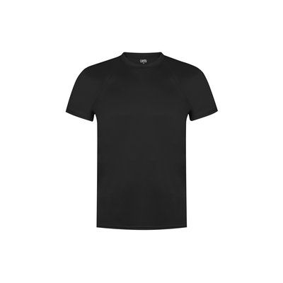 Camiseta técnica niña/niño buena transpiración varios colores Negro 4-5