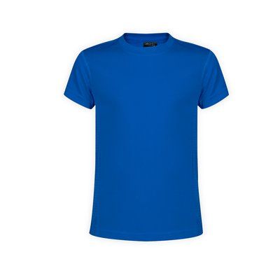 Camiseta técnica niño/niña variedad de colores con diseño en espalda y mangas Azul 10-12
