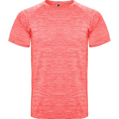 Camiseta técnica de poliéster manga corta Coral Fluor Vigore 16