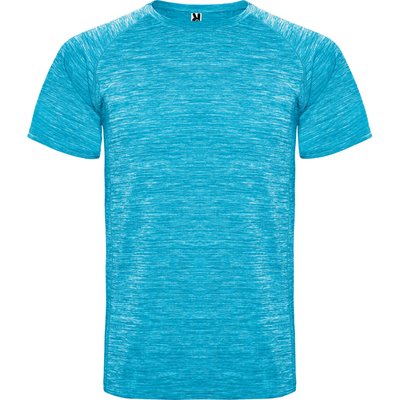 Camiseta técnica de poliéster manga corta Turquesa Vigore M