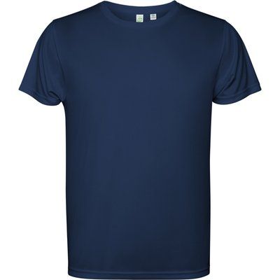 Camiseta técnica con bajo trasero más largo Marino 8