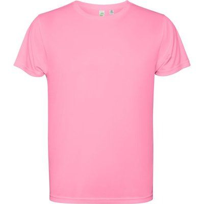 Camiseta técnica con bajo trasero más largo ROSA SEDA 8