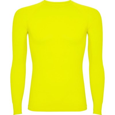 Camiseta Térmica Transpirable y Ligera Amarillo Fluor 3XS-2XS