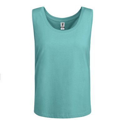 Camiseta Tirante Ancho Mujer Azul Dusty S