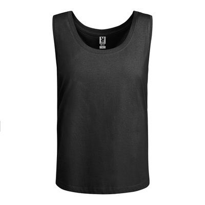 Camiseta Tirante Ancho Mujer Negro XL