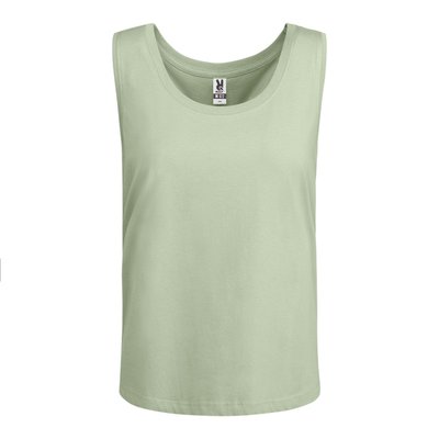 Camiseta Tirante Ancho Mujer Verde Mist 2Xl