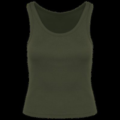 Camiseta de tirantes para chica Organic Khaki Xs