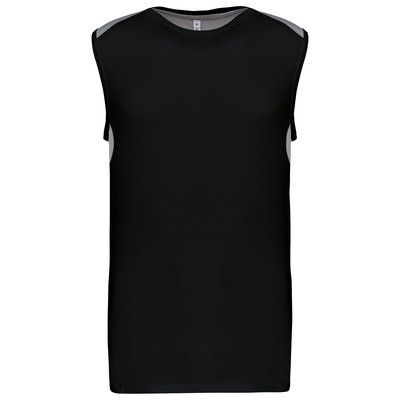 Camiseta tirantes deportiva bicolor Black / Fine Grey XS