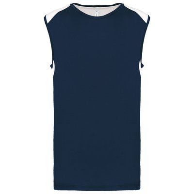 Camiseta tirantes deportiva bicolor Sporty Navy / White XS