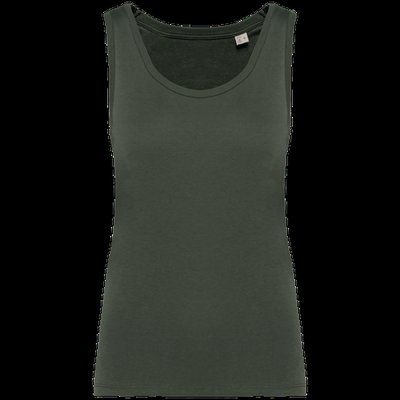 Camiseta de tirantes eco mujer Organic Khaki L
