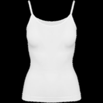 Camiseta tirantes finos mujer White XL/XXL