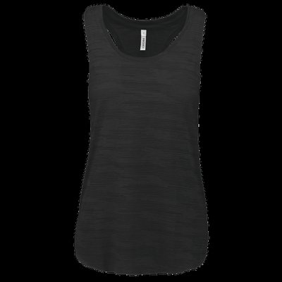 Camiseta tirantes holgada deporte mujer Black M