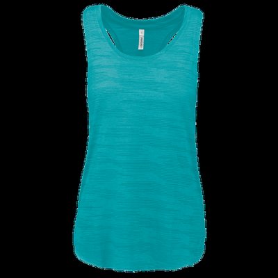 Camiseta tirantes holgada deporte mujer Light Turquoise XL