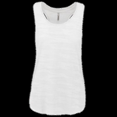 Camiseta tirantes holgada deporte mujer White L