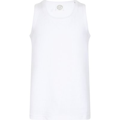 Camiseta tirantes niños White 7/8 Ans