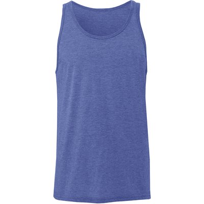 Camiseta tirantes unisex algodón Blue Triblend L
