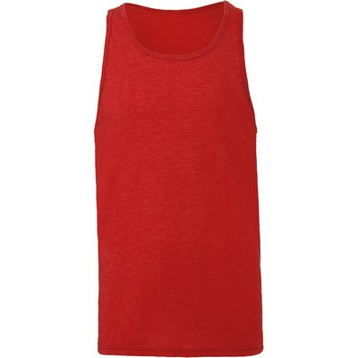 Camiseta tirantes unisex algodón Red Triblend XXL