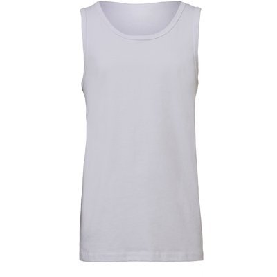 Camiseta tirantes unisex algodón White S
