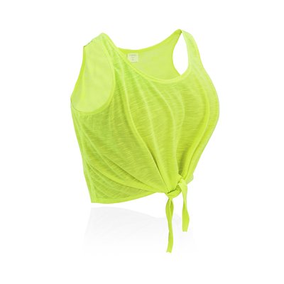 Camiseta Top Fresco de Tirantes con Nudo Fama M