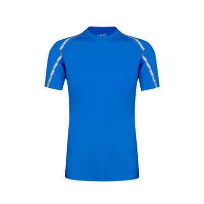 Camiseta Transpirable con Tiras Reflectantes Azul S