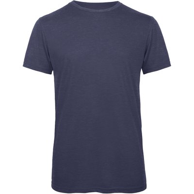 Camiseta Triblend hombre cuello redondo Heather Navy M
