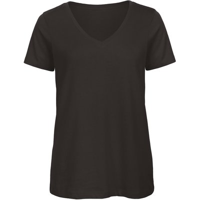 Camiseta ultrasuave cuello de pico Black S