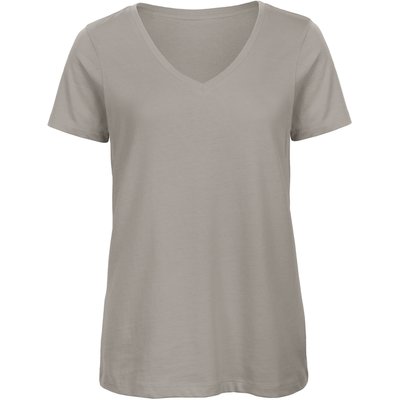 Camiseta ultrasuave cuello de pico Light Grey XS