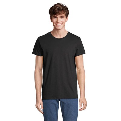 Camiseta Unisex 100% Algodón Negro Profundo M