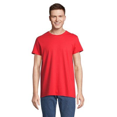 Camiseta Unisex 100% Algodón Rojo Brillante M