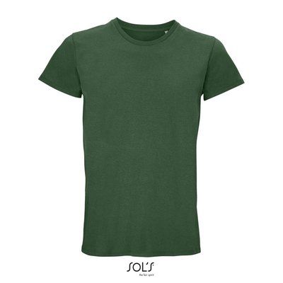 Camiseta Unisex 100% Algodón Verde Botella Oscuro XS