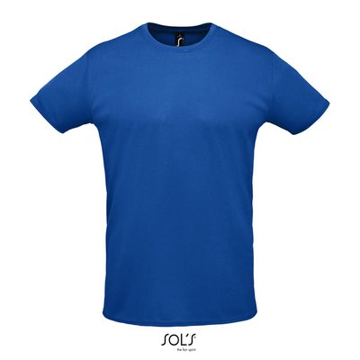 Camiseta Unisex 130g Sublimable en Blanco Azul Royal S