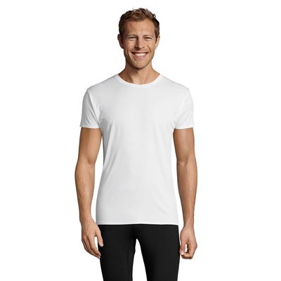 Camiseta Unisex 130g Sublimable en Blanco Blanco XXL
