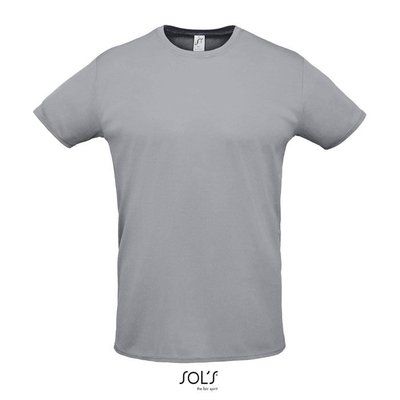 Camiseta Unisex 130g Sublimable en Blanco Gris Puro S