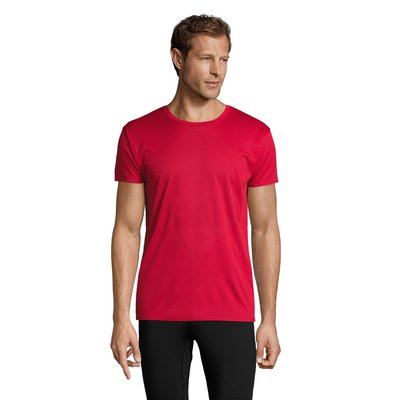 Camiseta Unisex 130g Sublimable en Blanco  Rojo M