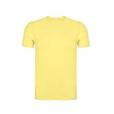 Camiseta Unisex adulto algodón orgánico Amarillo Pastel XL